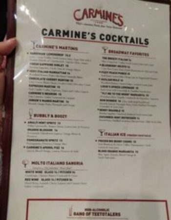 Carmine’s Italian Restaurant – Times Square